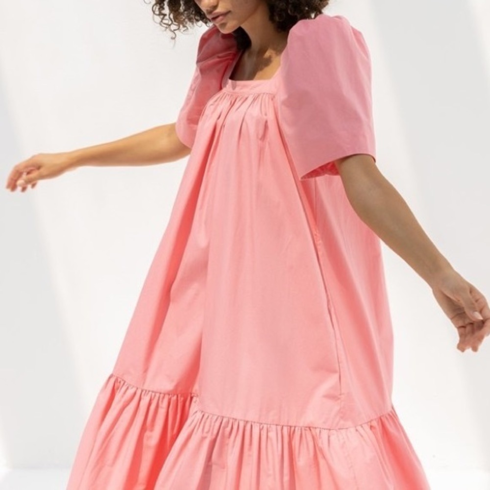 Mr. Larkin‎ Dress Ode Midi Belted Sz M - Picture 3 of 10